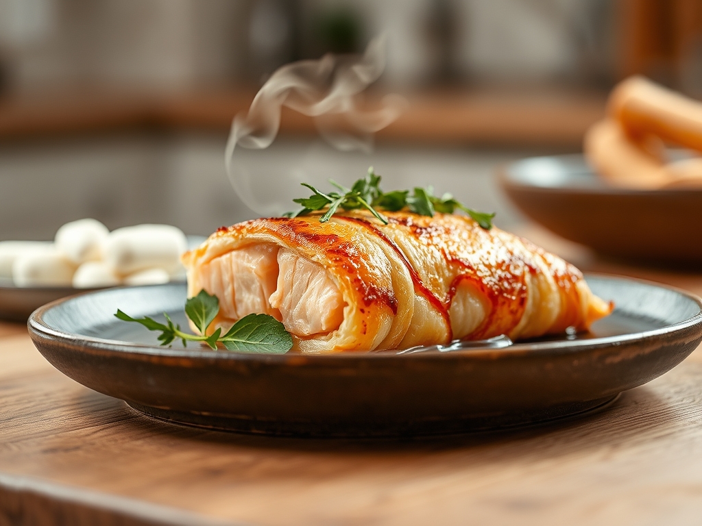 Pastry Wrapped Salmon