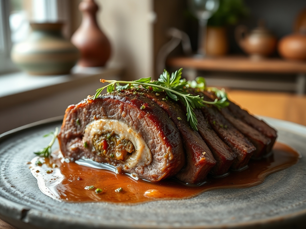 Stuffed Flank Steak